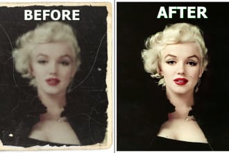 do photo enhancement, restoration, montage, and manipulation