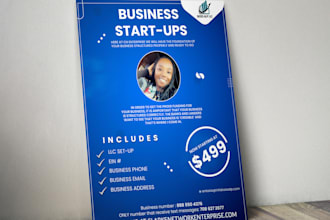 design stunning professional flyer, brochure and poster