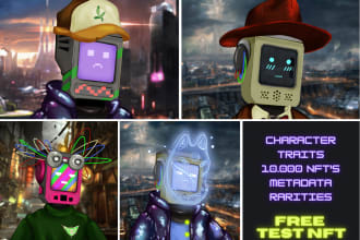create unique and striking nft avatar collection with metadata