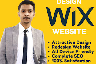 design and build your wix studio website