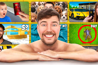 design best quality mrbeast style thumbnail