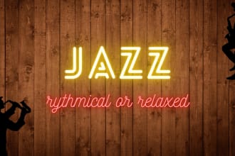 create rythmical or relaxed jazz beat