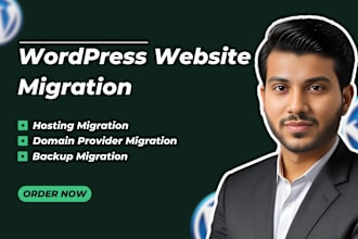 move wordpress website hosting migration, clone, and backup in 24 hours