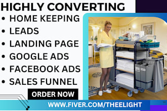 generate high converting cleaning services housekeeping home care leads