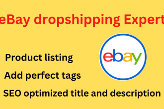 do amazon to ebay dropshipping product listings with SEO