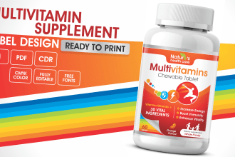 do product label design and supplement label design