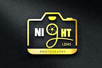 design creative photography logo for you in just 1 day