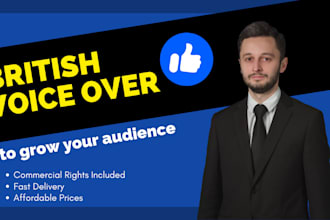 record any british male voice over