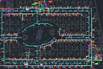 design hvac, plumbing, electrical and commercial mep buildings plans