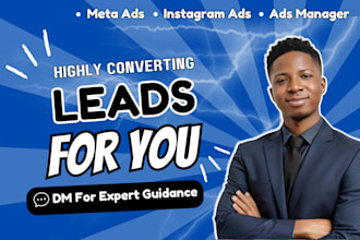 setup meta ads, instagram ads, facebook ads, meta ads manager for more leads