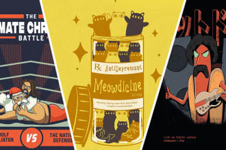 draw funny comical shirt designs
