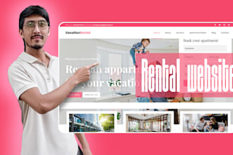 create short term rental website with online booking system