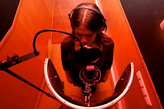 record a top quality voiceover in a professional studio