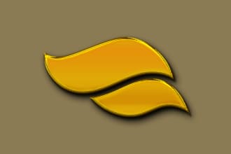 turn your logo or text into metallic gold, rose gold, silver