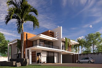 create sketchup 3d model and render
