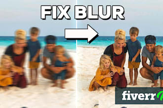 fix  blurry and pixelated photos