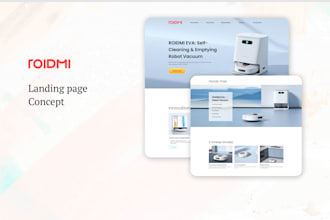 make web site design for landings