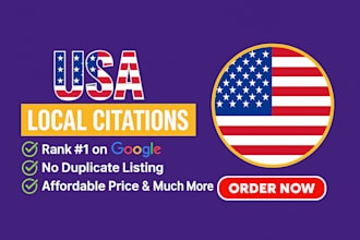 do 300 USA local citations for local SEO