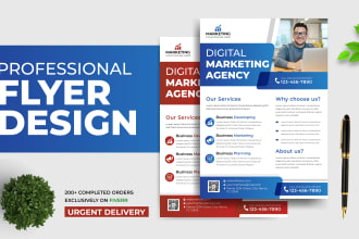 do professional business flyer, brochure design and graphics design