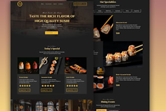 build a restaurant website with online food ordering system