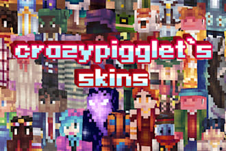 create professional custom minecraft skins