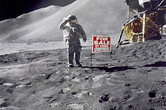 sell you a fictional piece of property on the moon