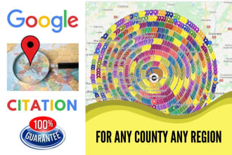 do 1k live google map citations for local SEO