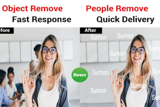 remove any object or people from any photo
