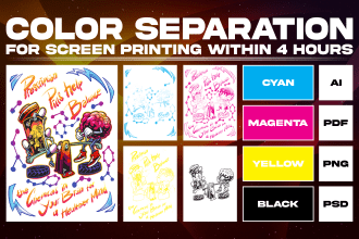 do expert spot, cmyk and simulated process color separation