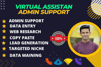 be your virtual assistant, admin support, copy past