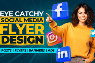design an amazing instagram, fb, social media flyer