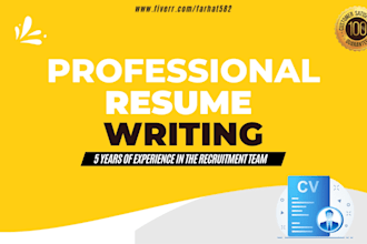 provide professional resume writing, and tech resume in 6 hours