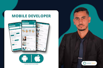 develop mobile app building fixing bugs designing UI and UX