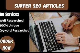 write a surfer SEO friendly article for your blog or website