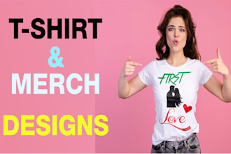 create an awesome custom typographic tshirt design