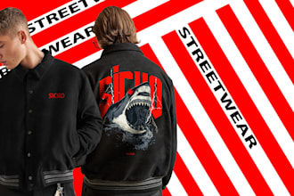 create luxury streetwear design for your brand