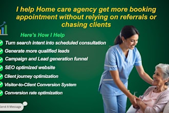 design senior care website assisted living independent living domiciliary care