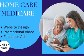 design home care residential assisted living nursing senior elderly care website