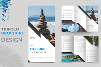 design brochure, bifold booklet and product catalog