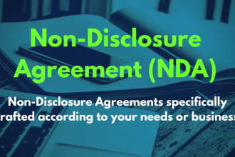 draft a non disclosure agreement