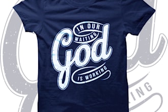 make simple and awesome typography t shirt design