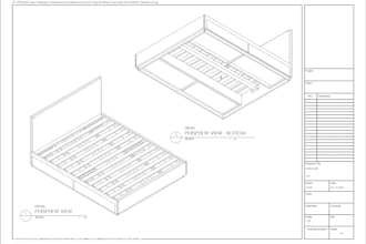 do furniture drafting for custom furniture