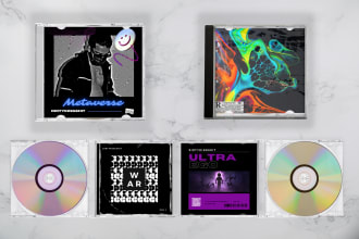 make cool album , ep , mixtape , single cover and mockup