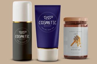 design 3d product mockup, label design, photoshop mockup, product design