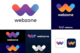 do elegant abstract logo design with unlimited revision