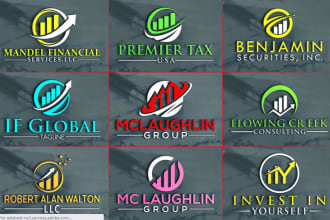 give creative accounting logo design with new concepts