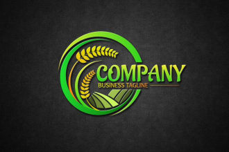 design creative agriculture logo for you in just 1 day