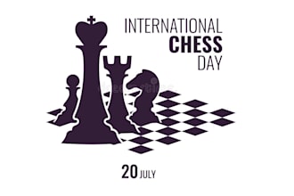 design high quality chess book logo in high definition