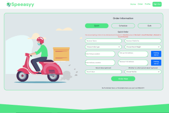 build on demand courier delivery app and parcel delivery app with free website