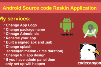 reskin android app and redesign app